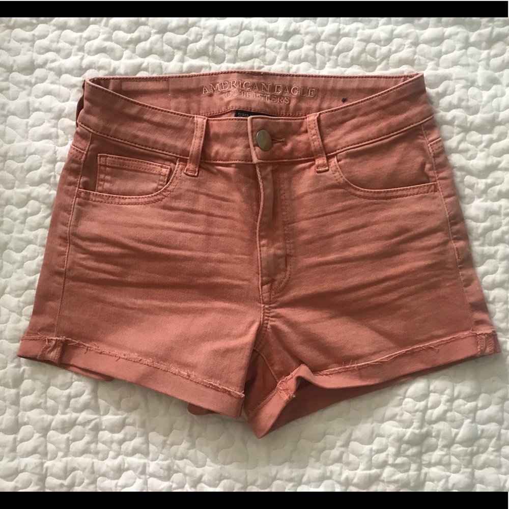 Salmon colored Shorts from American Eagle